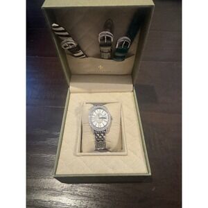 Judith Ripka Madison Watch Mother of pearl Interchangable Bands